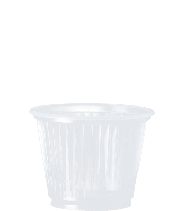 VASO 50ml TRANSPARENTE PS (1/100)