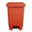 BASURERO C/PEDAL ROJO (44x28x33cm) 15L