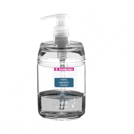 DISPENSADOR P/JABON TRANSPARENTE 350ml