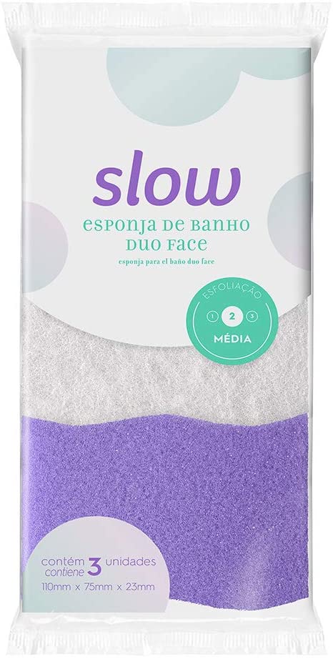 KIT ESPONJA DE BAÑO DOBLE CARA (3un)