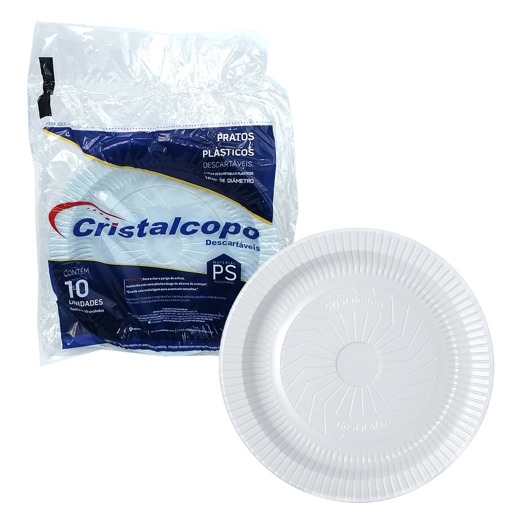 PLATO LLANO 18cm BLANCO PS (1/10)