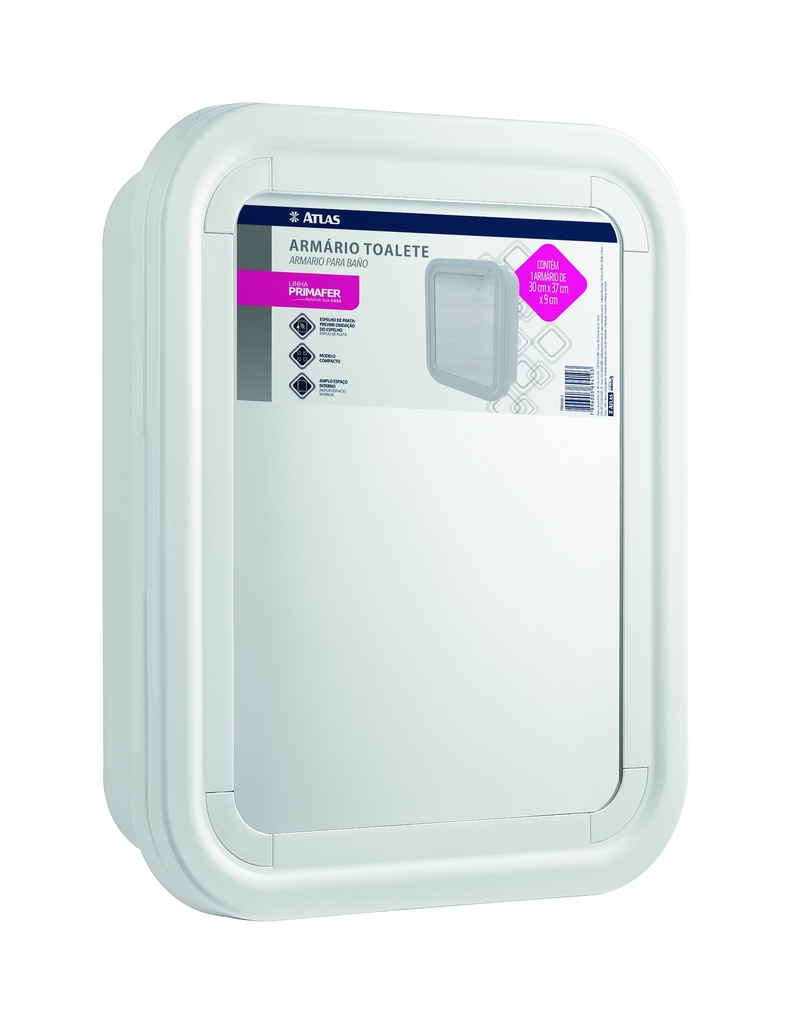 GABINETE P/BAÑO TOILETTE PLASTICO BLANCO