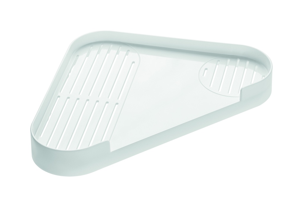 RINCONERA PLASTICO CANTO FACIL 21,5X21,5CM BLANCO