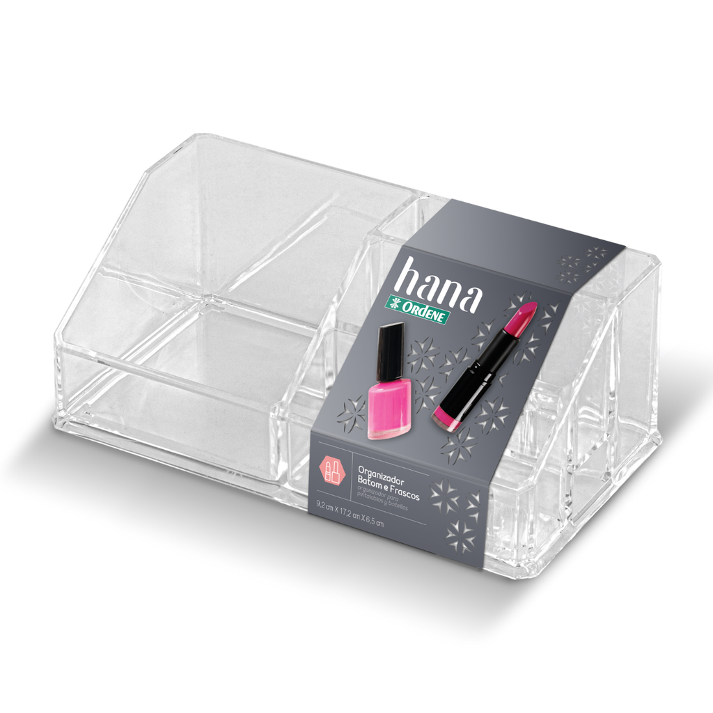 ORGANIZADOR TRANSPARENTE P/LABIALES Y ESMALTES