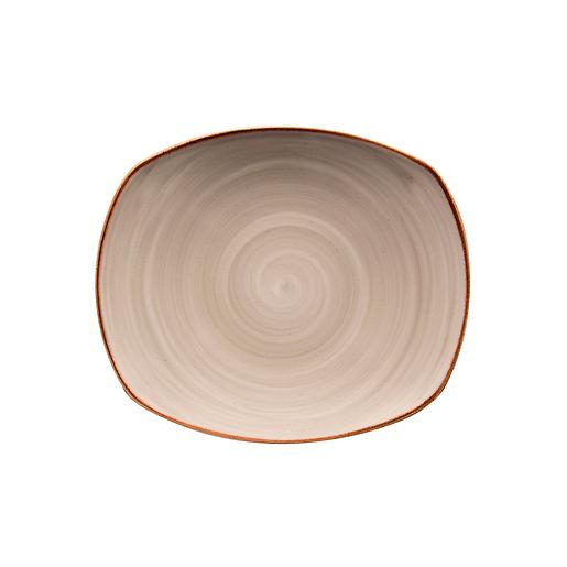 PLATO LLANO 25,4cm PORCELANA ARTISAN GRIS