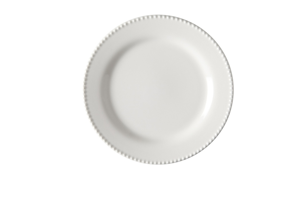 PLATO LLANO 24cm PERLA BLANCO