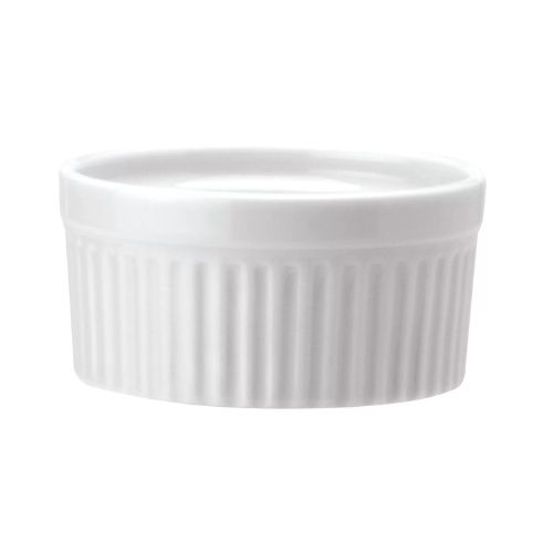 RAMEQUIEN ACANALADA 210ml - 10cm PORCELANA