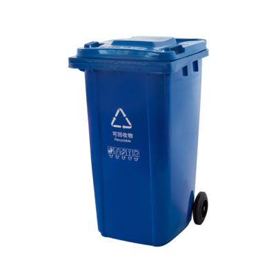 CONTENEDOR P/RES C/RUEDA 240L AZUL