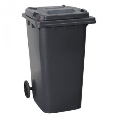 CONTENEDOR P/RES C/RUEDAS 120L GRIS