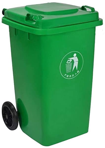 CONTENEDOR P/RES C/RUEDAS 100L VERDE