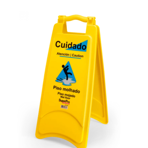 PLACA SEÑALIZADORA &quot;PISO MOJADO&quot;