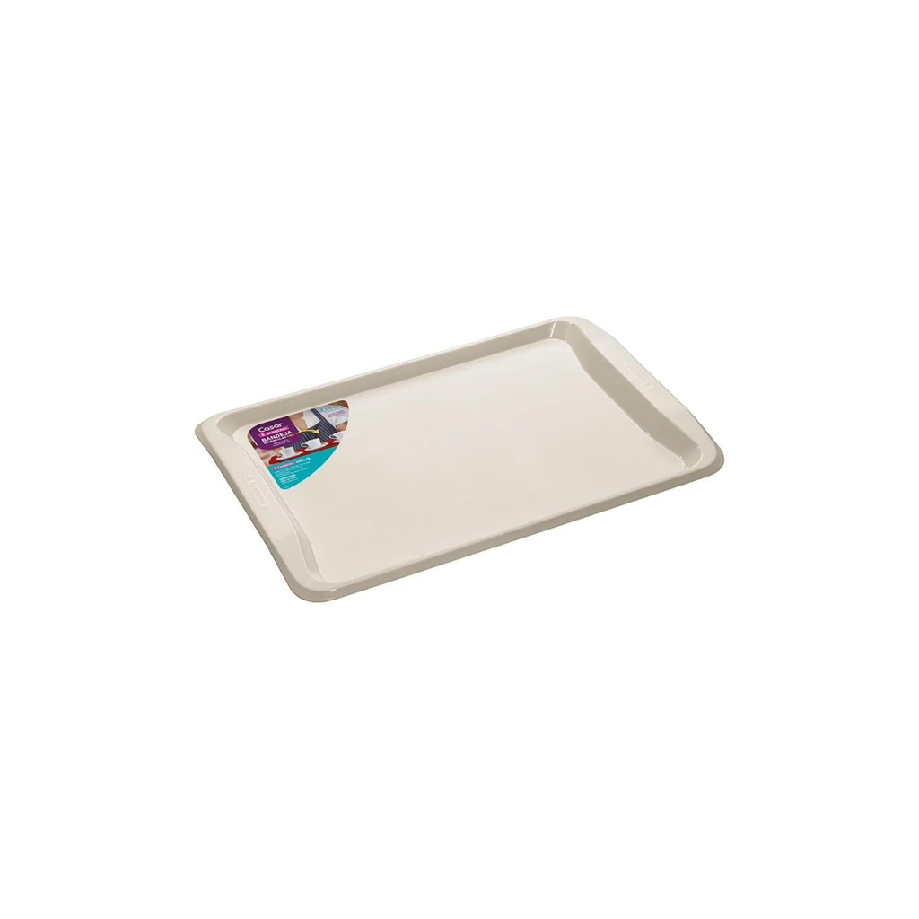 BANDEJA RECTANGULAR PRO BEIGE 49x34cm