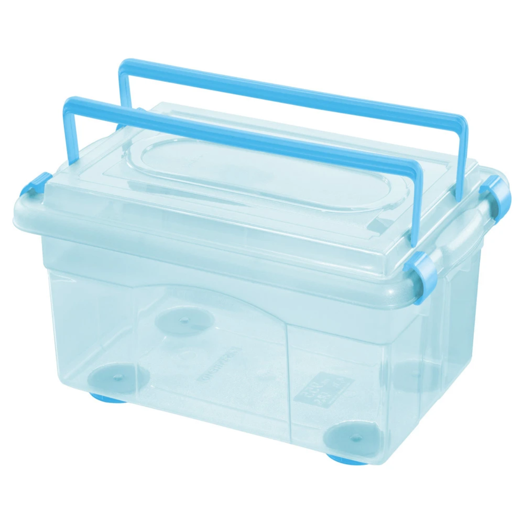 *CAJA ORGANIZADORA PEQ. ALTA CELESTE 4,3l