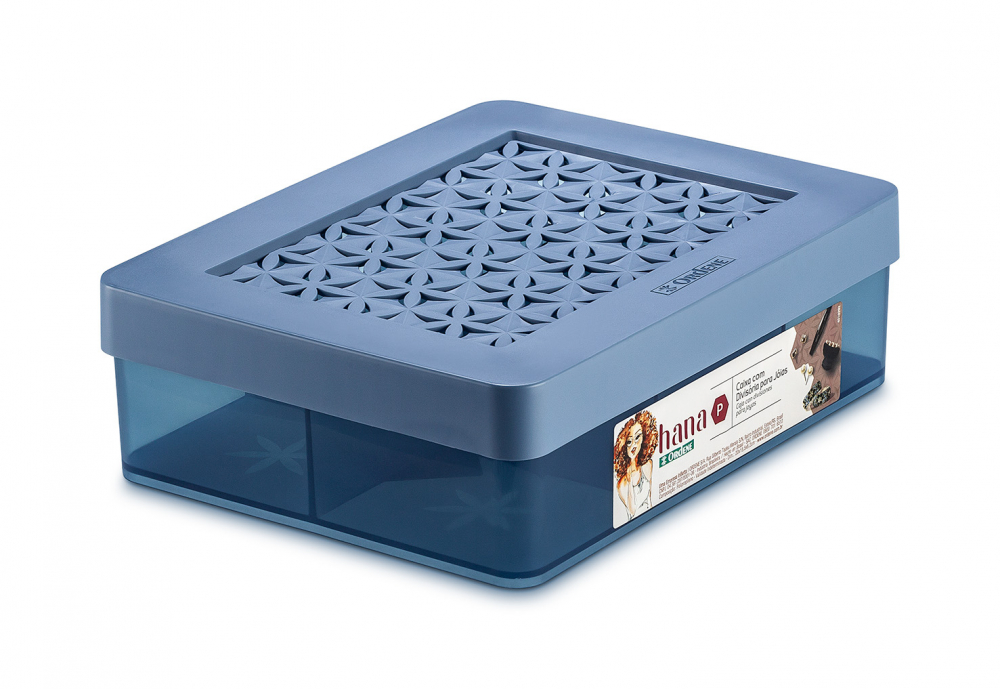 *CAJA C/DIVISIONES Peq. CELESTE