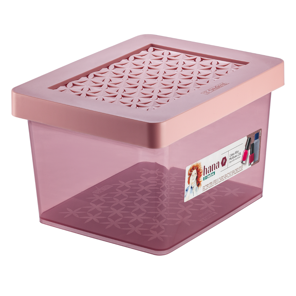 CAJA ALTA MULTIUSO Peq. 2.8L ROSA HANA