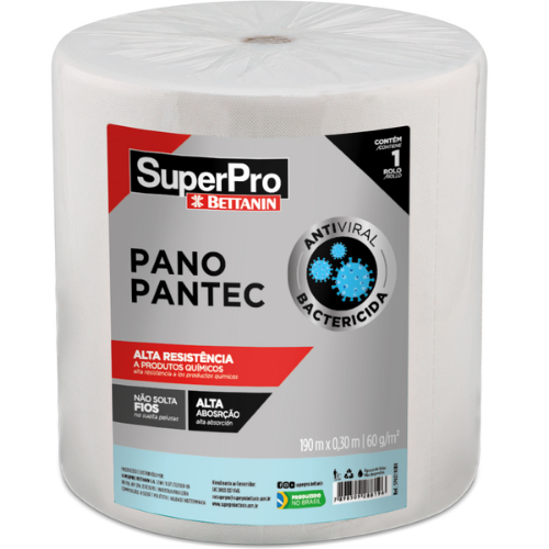 PAÑO PANTEC EN ROLLO BLANCO 190Mx30cm.60g