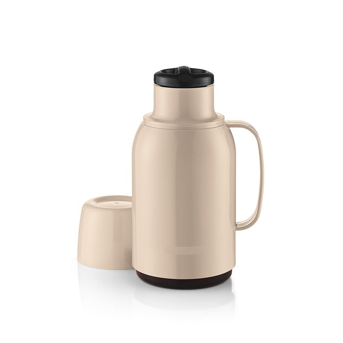 TERMO PLASTICO GUSTAR 750ml BEIGE