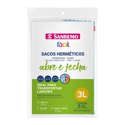 [SR151/3] *BOLSA HERMETICA FACIL C/CIERRE 3L