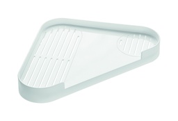 [PR5015-2] RINCONERA PLASTICO CANTO FACIL 21,5X21,5CM BLANCO