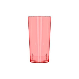[S424] *VASO 340ml ROJO NEON PS (1/10)