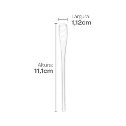 [S364] REVOLVEDOR TRANSPARENTE 11cm PS PAQ. X 240 UNID