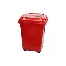 [YH3017VR] CONTENEDOR P/RESIDUO 50L ROJO