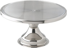 [ME23] SOPORTE  DE TORTAS ACERO INOX 33cm