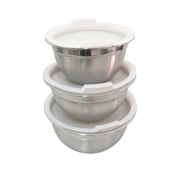 [KB-SET-P] SET. 3 PZAS BOWL C/TAPA 14,16,18CM