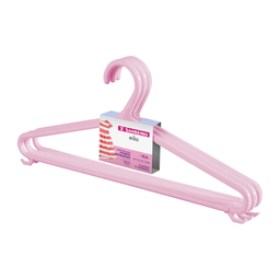 [PR9107/3-9] PERCHA PLASTICA INFANTIL PACK X3 ROSA