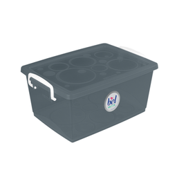 [OR80359N] *CAJA ORGANIZADORA CON TRABAS 4 LITROS